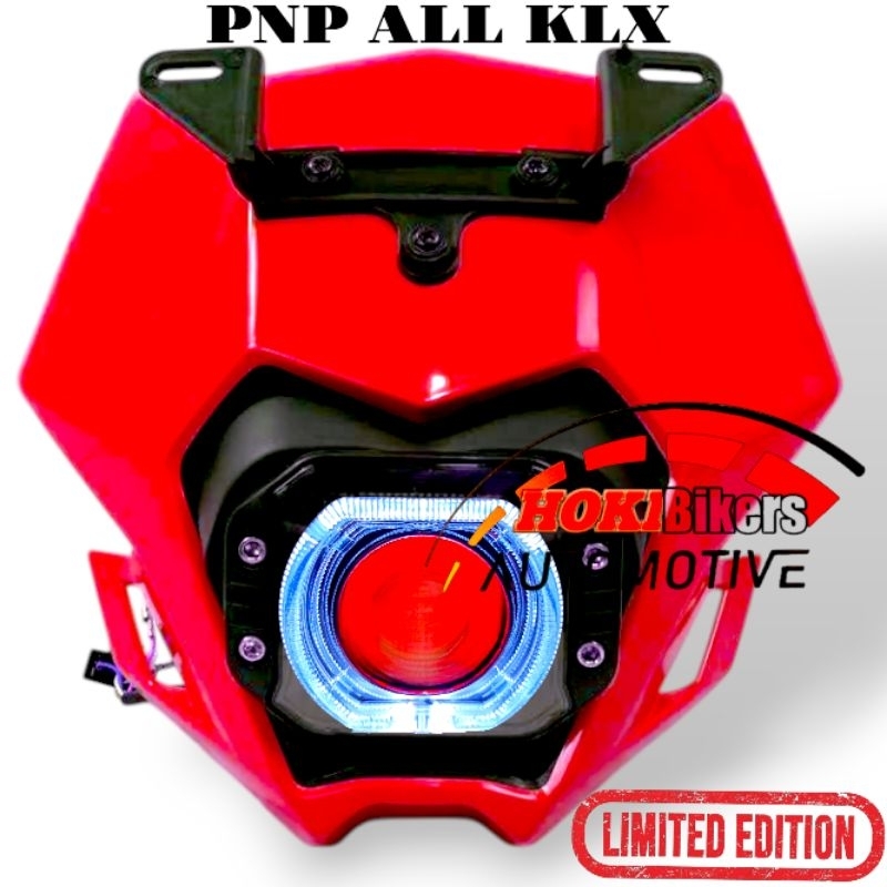 BATOK LAMPU DEPAN KLX BILED FULLSET Headlamp KLX all tipe PNP biled Daymaker Projie Kedok KLX new bf