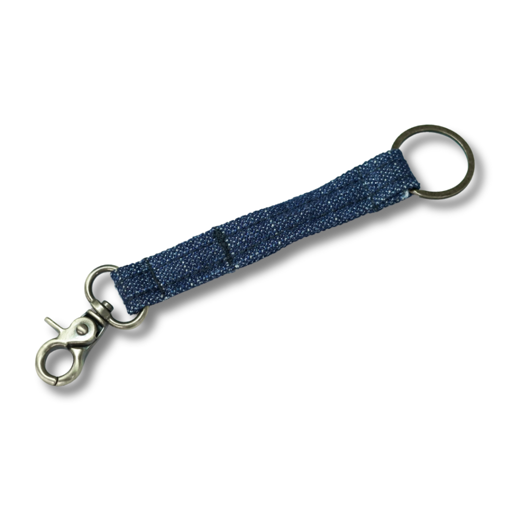 Ecstatic Supply - Denim Keychain - Gantungan Kunci Denim