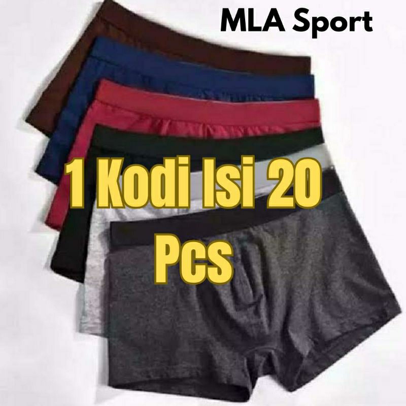 1 Kodi Celana Dalam Pria Boxer isi 20 Pcs