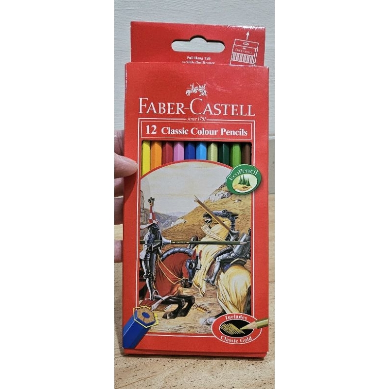 

FABER CASTELL 12 CLASSIS COLOUR PENCILS NEW / PENSIL WARNA