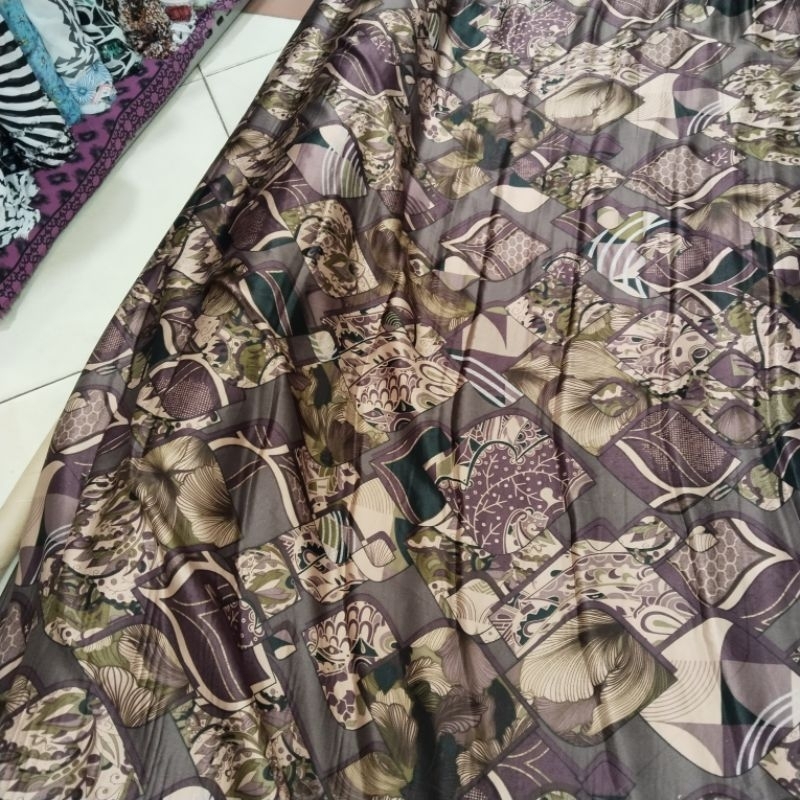 Kain Satin Silk dior // bahan original satin // kain armani batik