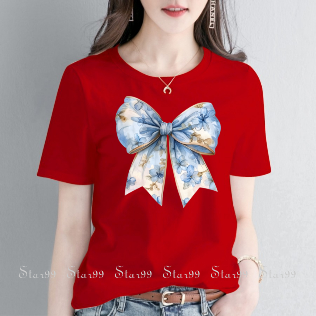 Baju pita batik biru viral// kaos wanita kekinian/baju trendy/baju bagus/baju murah/kaos pria wanita