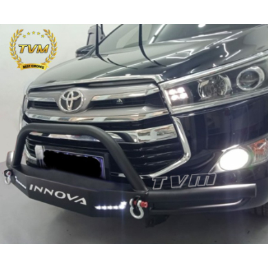 Bumper Bemper depan Tanduk besi Innova Reborn 2018 with DRL LED