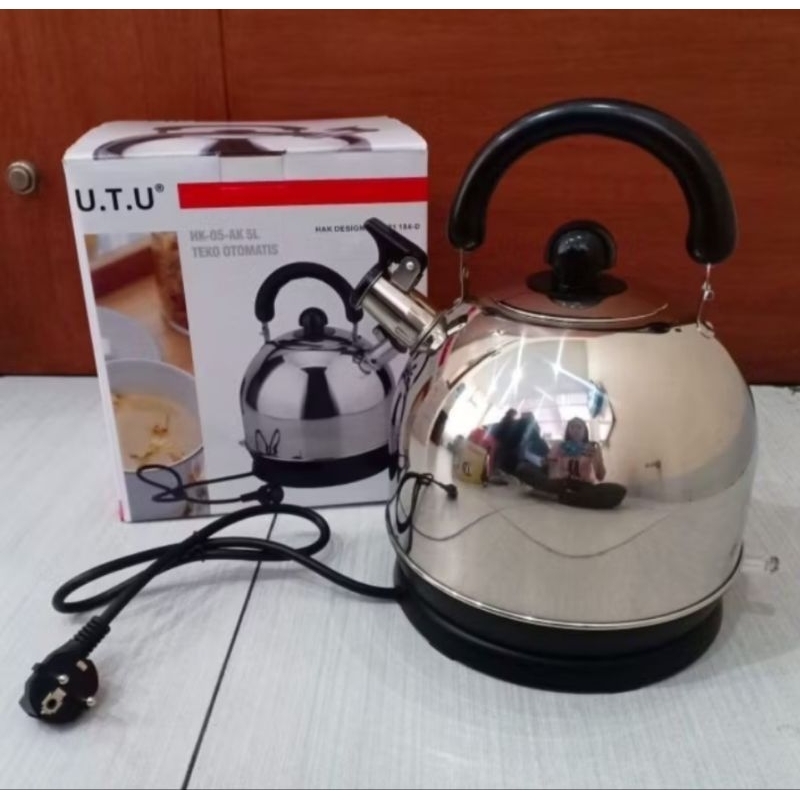 71. ELECTRIK KETTLE / TEKO AIR LISTRIK / PEMANAS AIR ELECTRIC CAP 5 LTR MERK SOLID