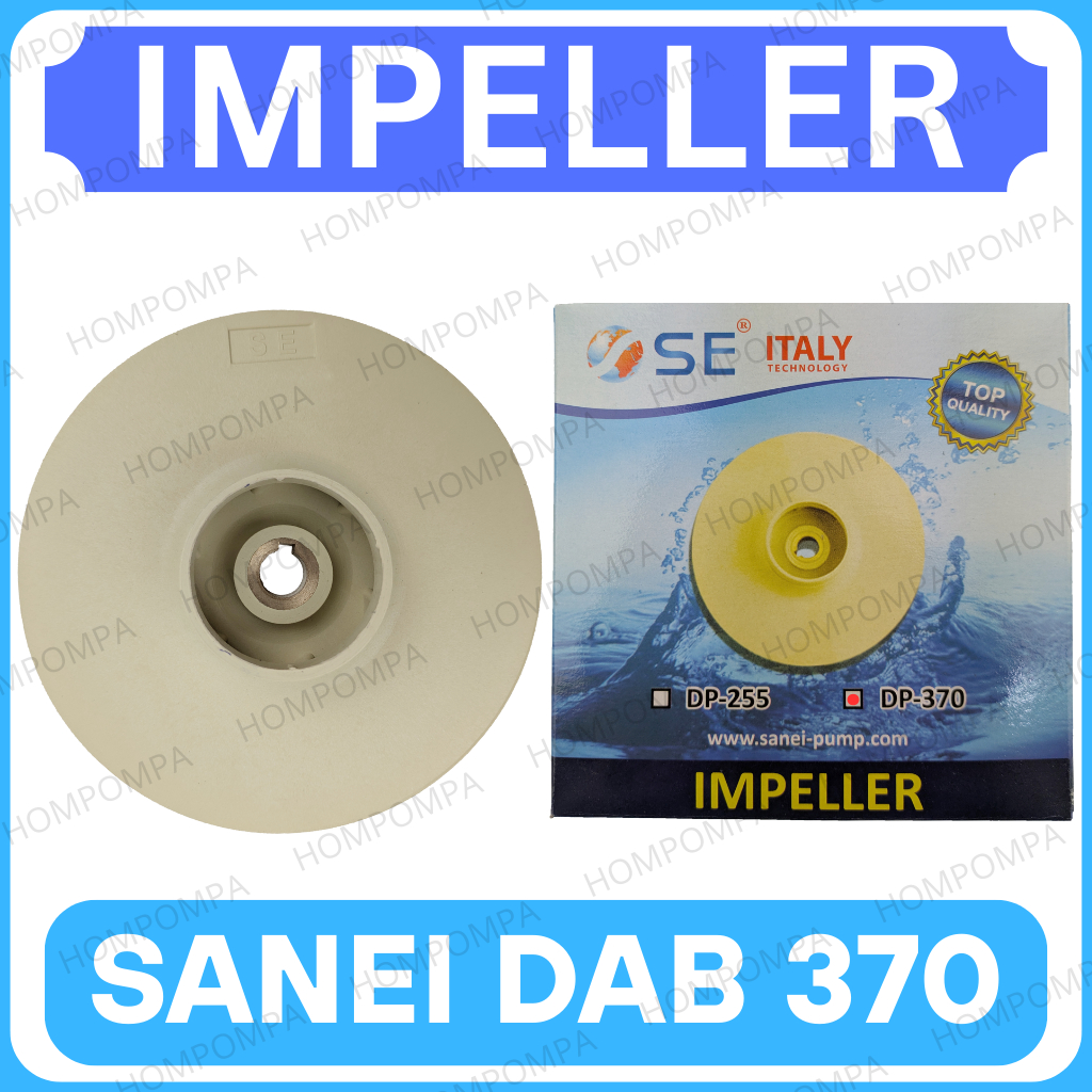 KIPAS IMPELLER JET DAB 370 SPI SANEI ORIGINAL - IMPELER JETPUMP SAN-EI GADING - SPAREPART POMPA AIR 