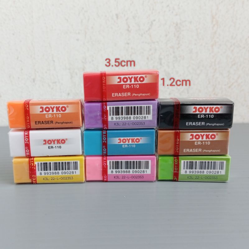 

PENGHAPUS PENSIL JOYKO ER - 110 WARNA ( 1PCS )