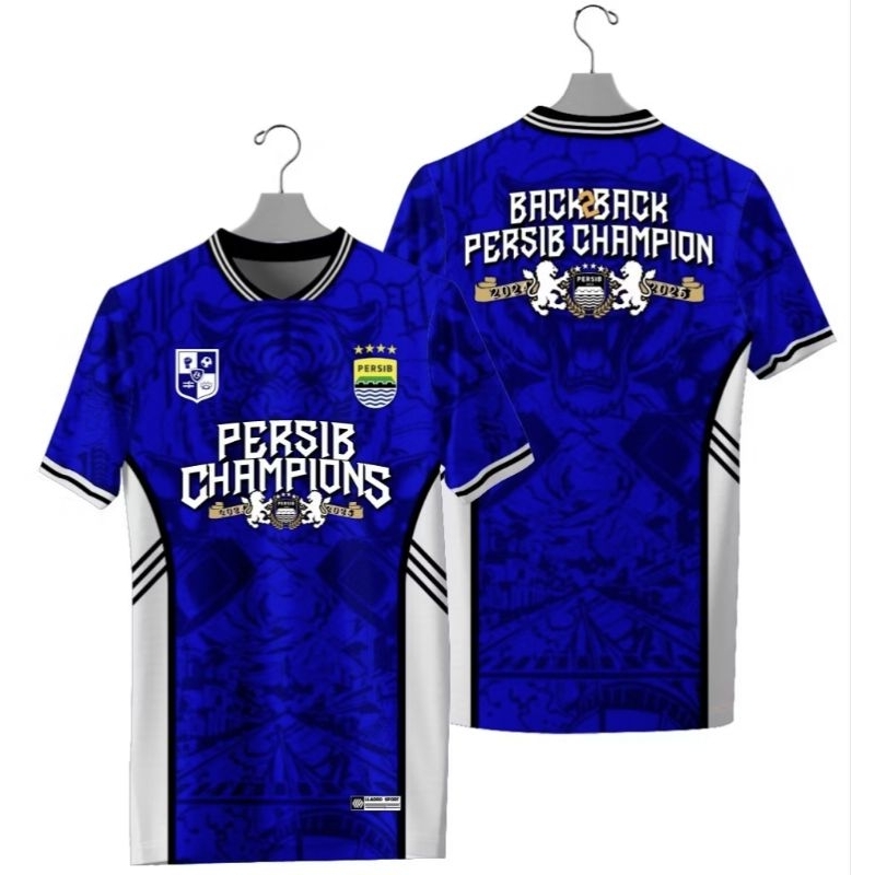 Jersey Persib Champions /Jersey Persib Juara/ Jeesey Vintage Persib/ Jersey Retro Persib