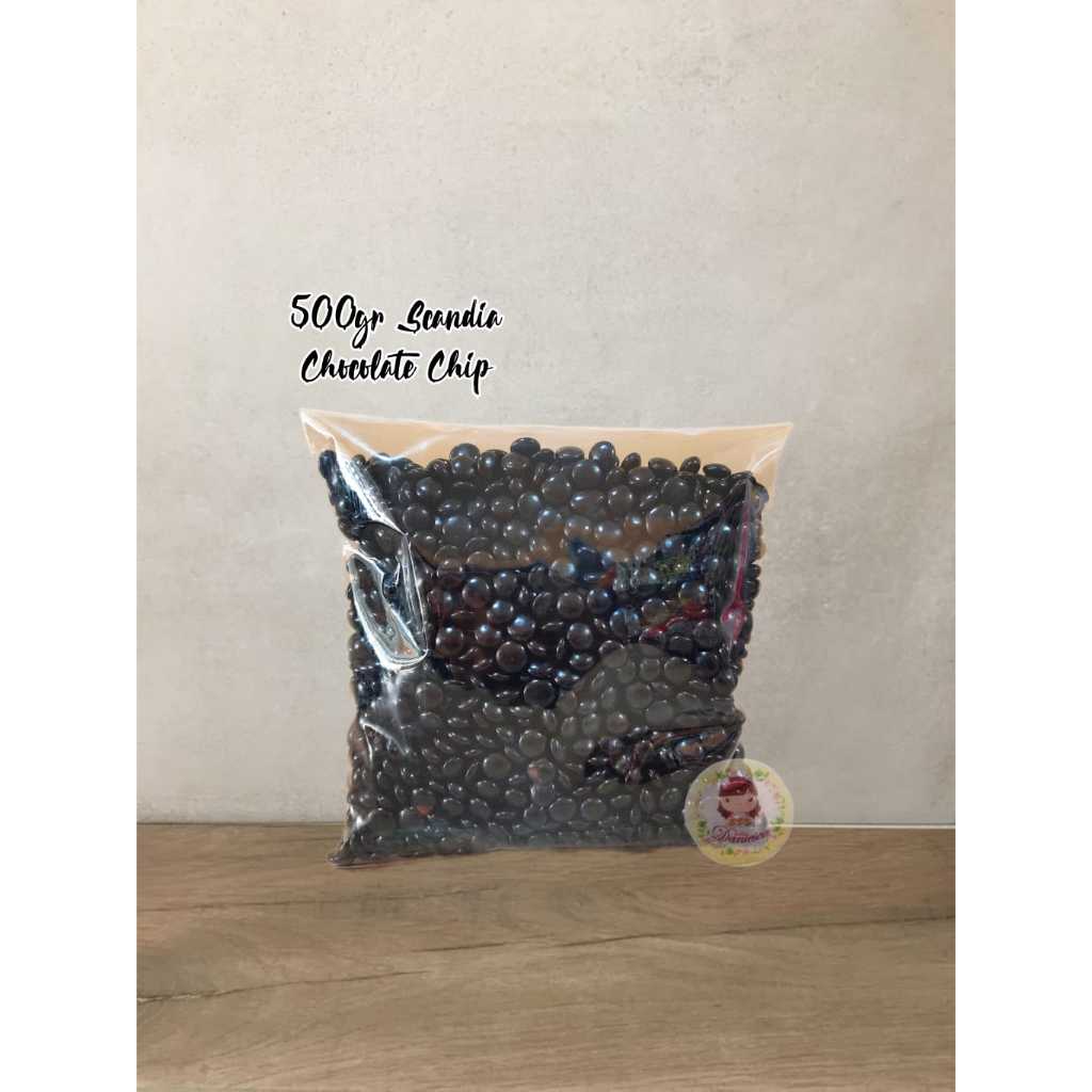 

500gr Scandia Choco Chip Chocolate Coklat topping kue brownies cookies ( SCP )