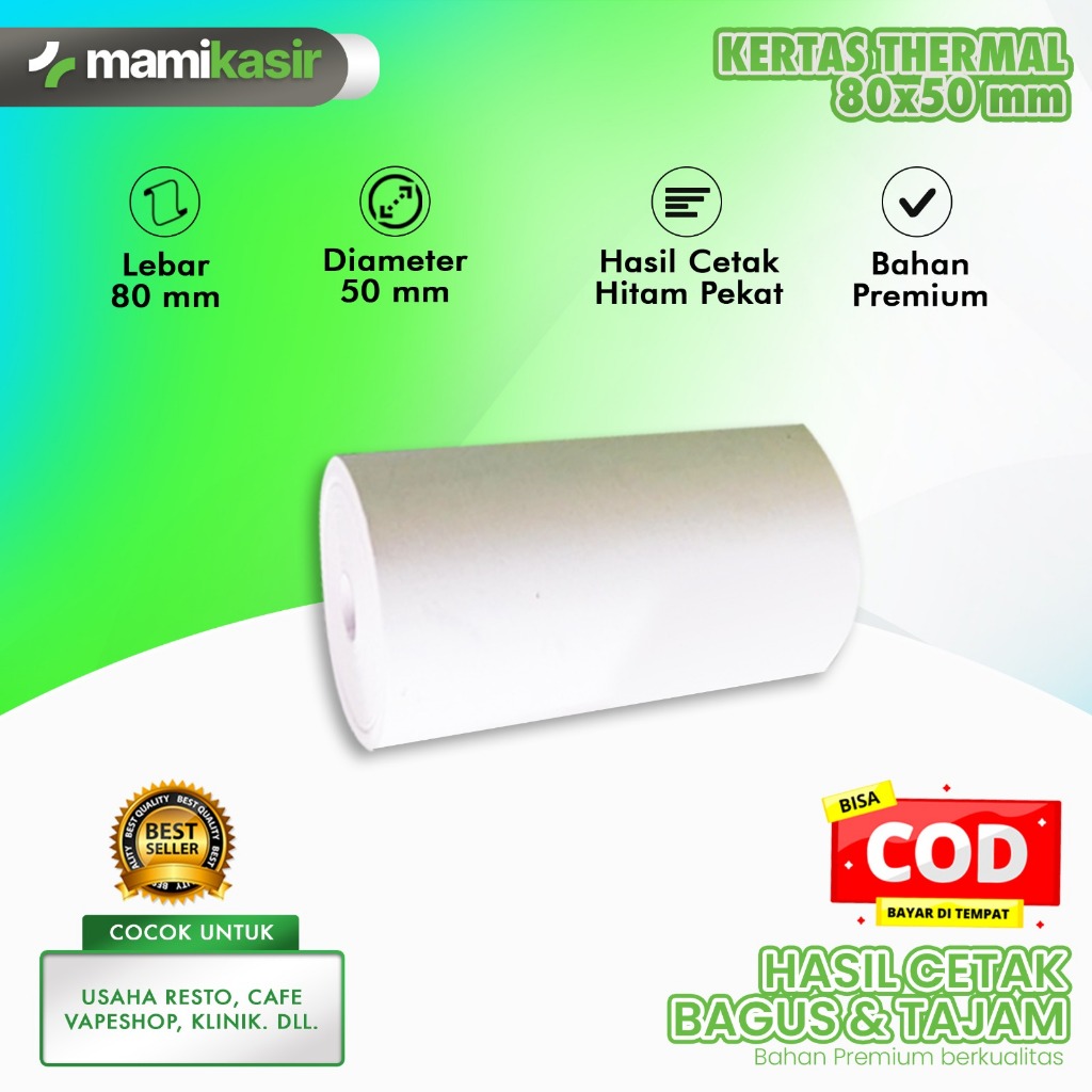 

ALGOO Kertas Thermal Struk 80x50 mm