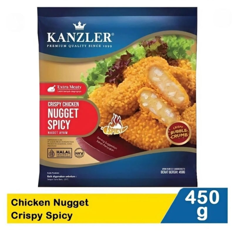 

Kanzler Chicken Nugget Crispy Spicy 450G