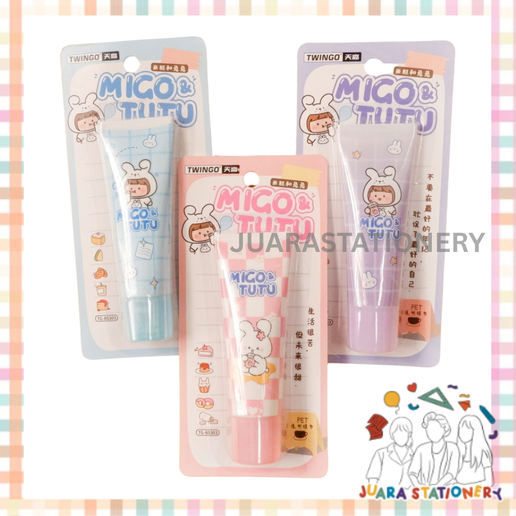 

(672) JUARASTATIONERY Correction Tape Twingo TG-B5303 4 m / Tip Ex Kertas Motif Odol Tip Ex Fancy