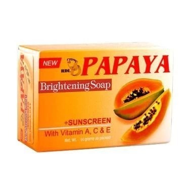 RDL PAPAYA Brightening Soap 135g ASLI Philippines / Sabun Pepaya RDL Original 100%
