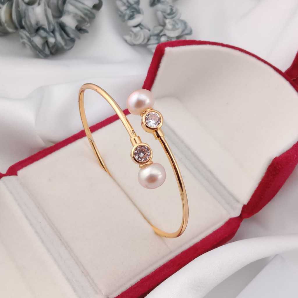 Gelang Mutiara Air Tawar Asli Lombok - GT010