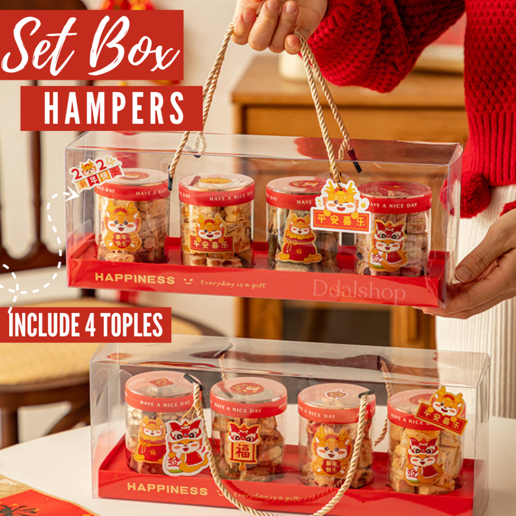 Box Hampers Kotak Mika Hantaran Toples Kue Mini Kecil Bening Transparan  Food Grade