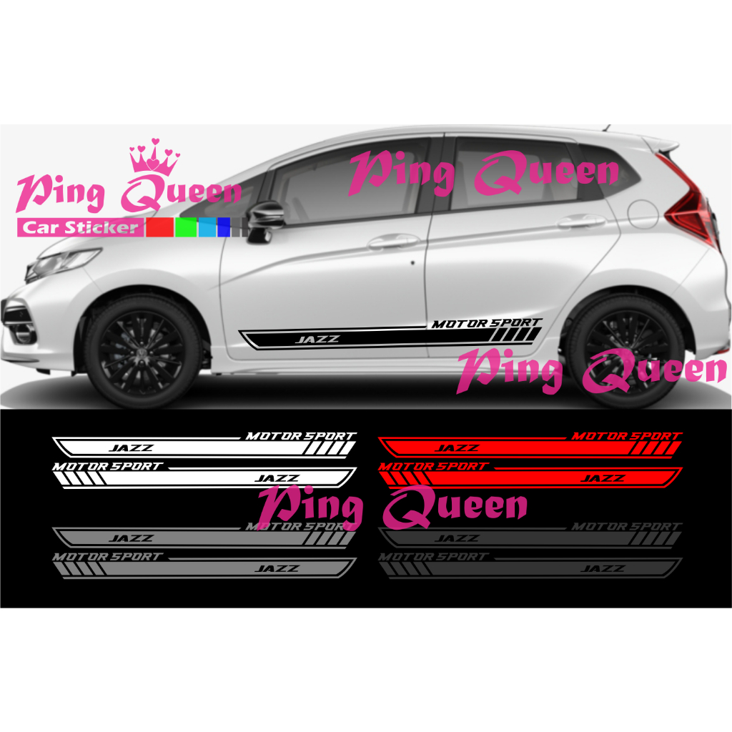 Sticker stiker mobil jazz cutting sticker mobil honda jazz sticker mobil terbaru