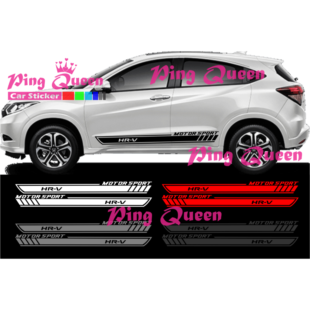 Sticker stiker mobil hrv cutting sticker mobil honda hrv sticker mobil terbaru