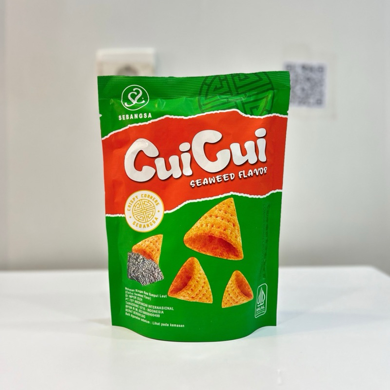 

Cui Cui Snack Rasa Rumput Laut-Keripik Jagung Renyah & Gurih Cemilan Rumahan