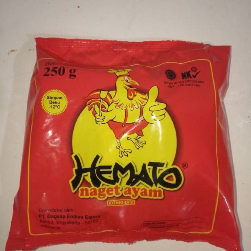 

Naget Hemato 250gr