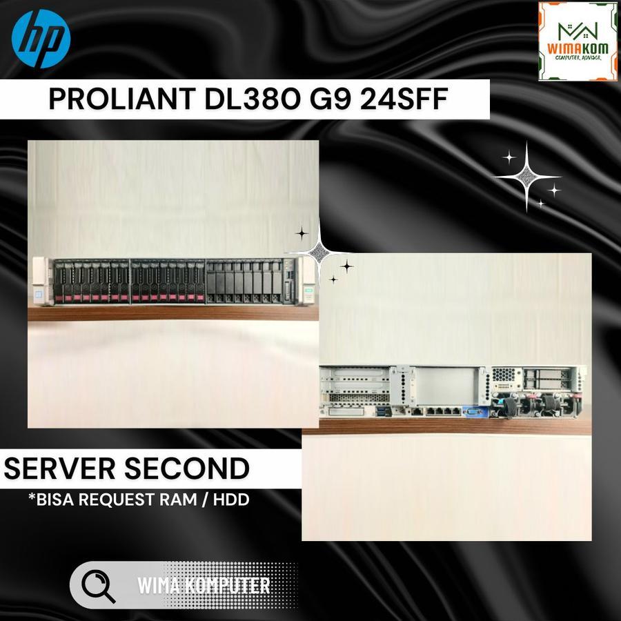 Server HP Proliant Dl380 G9 2U Intel Xeon E5 RAM 32 GB Bergaransi