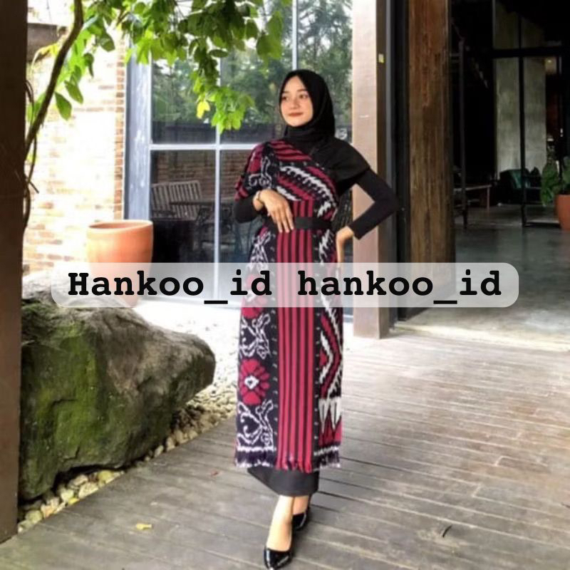 DRESS TENUN AURORA - dress - dress kondangan - dress tenun