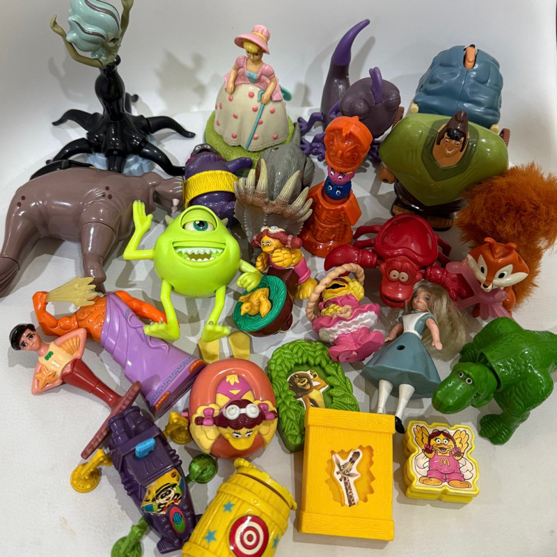figure vintage jadul mc donald’s toys mcd happy meal original 2000 2001 disney super rare figurine o