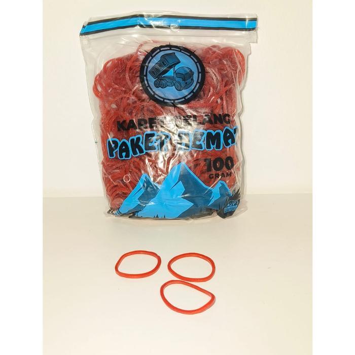 

Karet Merah Kecil 100 gram (Karet Gelang)