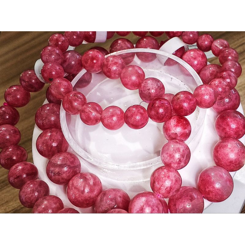 Gelang Sakura Rhodonite / Gelang Crystal / Gelang Kesehatan / Gelang kristal