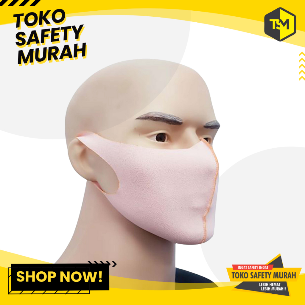 Masker Kain/ Masker Ladora Korea/Masker Mulut/Masker Motor