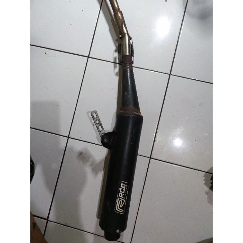 Knalpot Kenalpot racing bebek Yamaha minus penyok