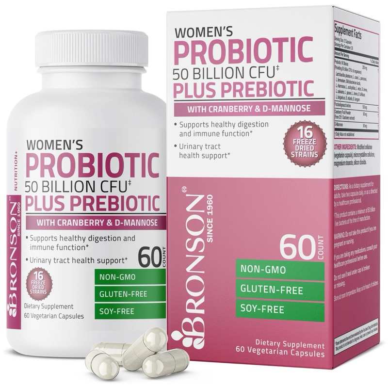 Bronson Probiotic Plus Prebiotic For Women Probiotic Bronson untuk Wanita