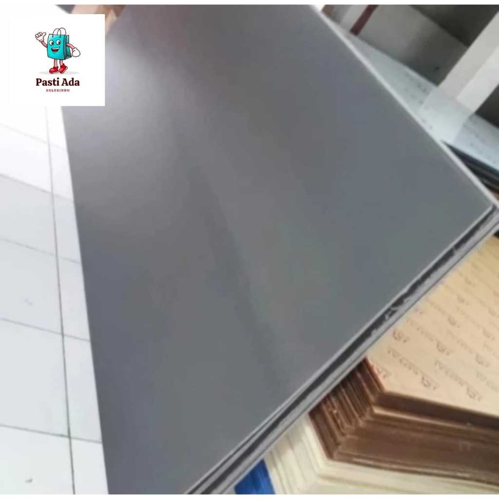 PVC Sheet Abu ( PVC Grey Lembaran) 4mm x 30cm x 80cm
