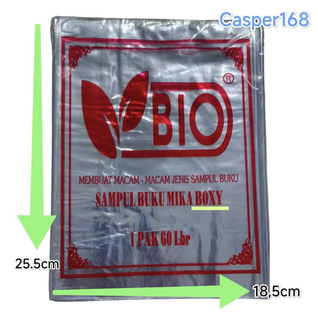 

BIO - SAMPUL BUKU PLASTIK MIKA BOXY 10 lembar
