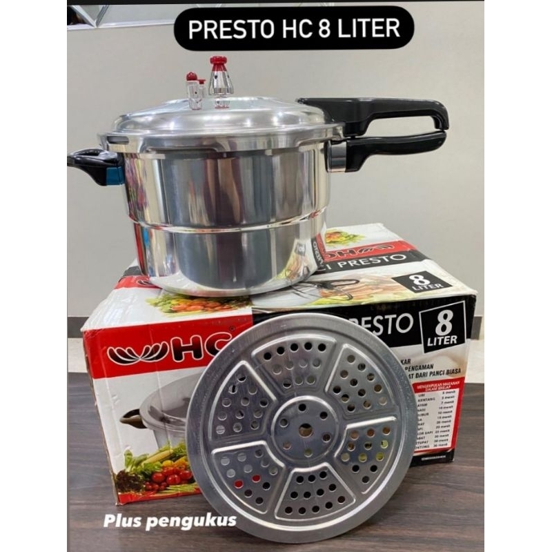 Panci presto HC, Panci presto TD, Panci presto 8 ltr