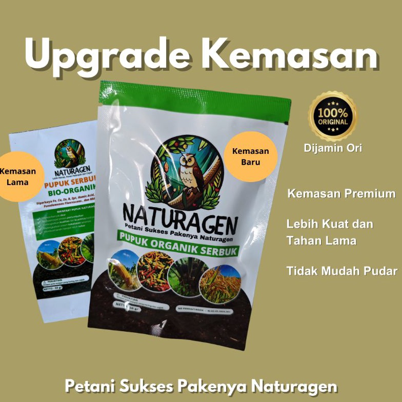 KODE X63B 1 Pcs Pupuk Bio Organik Naturagen ORI TERMURAH BISA COD pupuk Naturagen padi pupuk Naturag