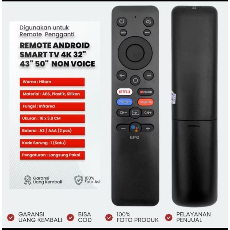 REMOTE TV REALME GOOGLE TV SMART ANDROID