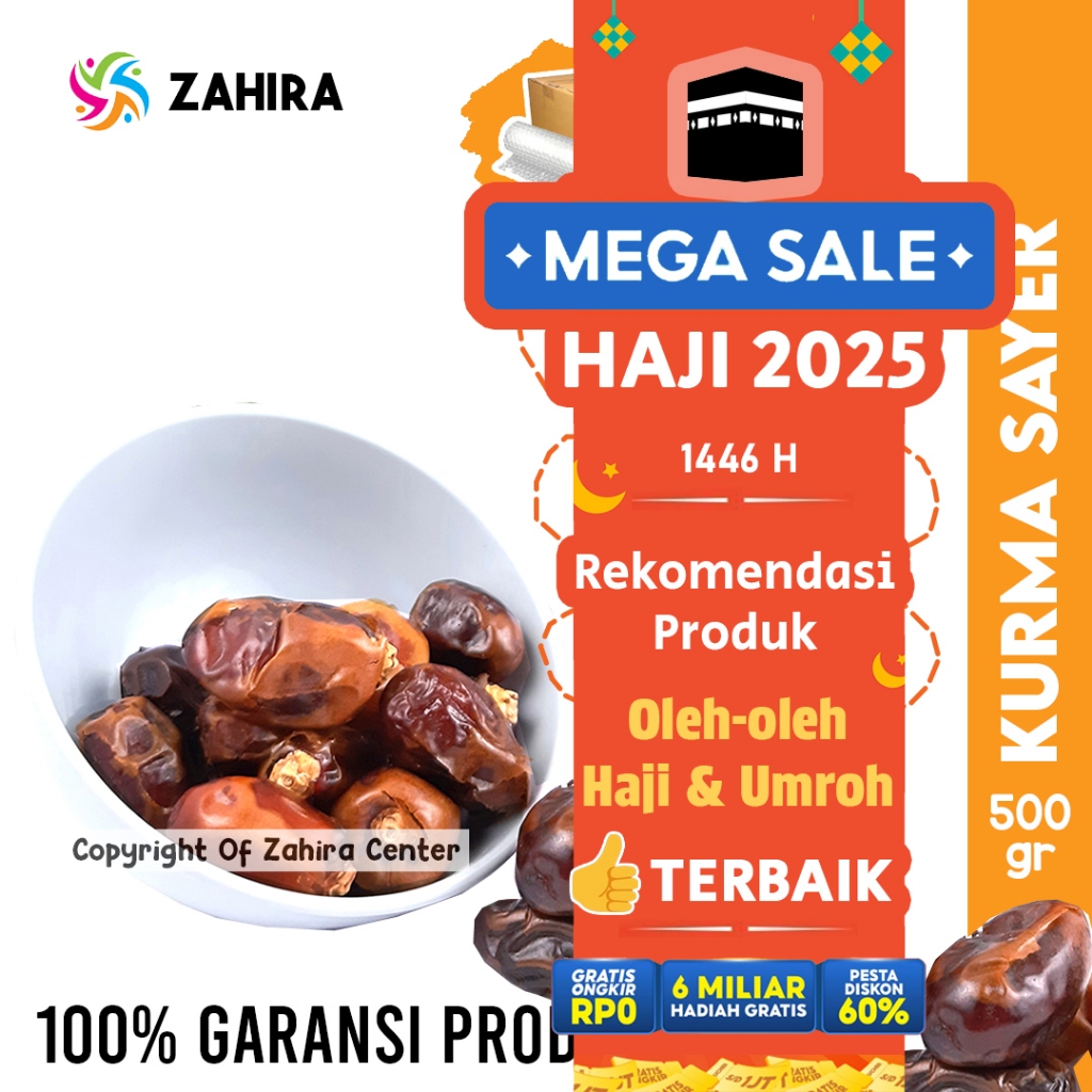 

Kurma Gold Emirate Al Saad SAYER 500Gr Asli Dubai Untuk Buka Puasa Lonjong Berserat Mesir Madu Manis