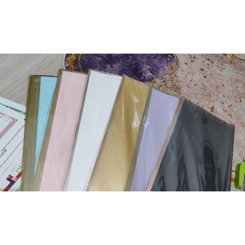 

kertas buket bunga motif les emas / flower wrapoing kertas bunga flower papaer readystock