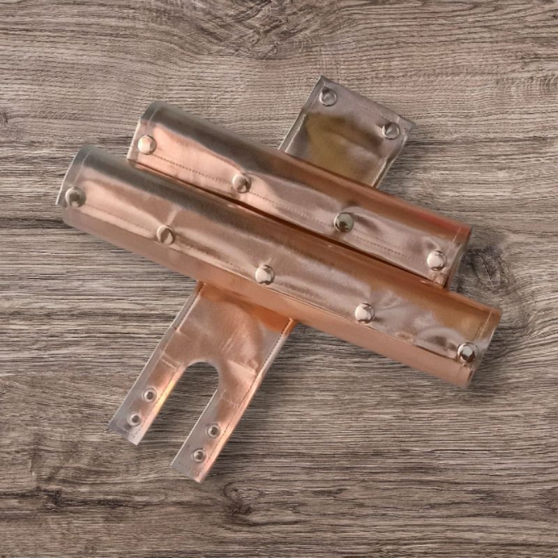 pedset bmx cover sepeda bmx gold kilap pad set BMX freestyle old school jadul