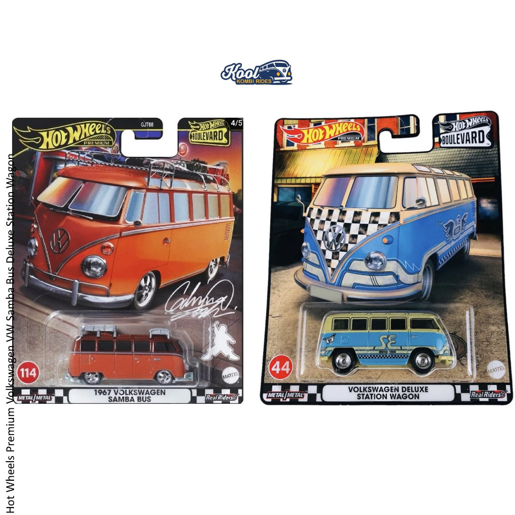 HOT WHEELS BOULEVARD PREMIUM VOLKSWAGEN VW SAMBA DELUXE STATION