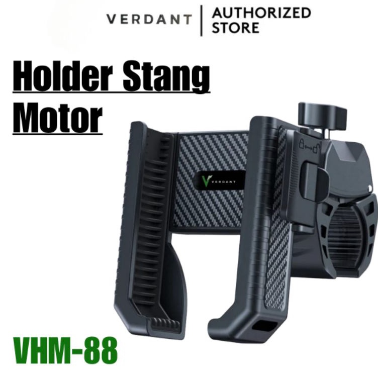 KODE M69U VERDANT VHM88 HOLDER MOTOR ANTI MALING PREMIUM BIKE HANDPHONE PHONE HOLDER HP STANG SEPEDA
