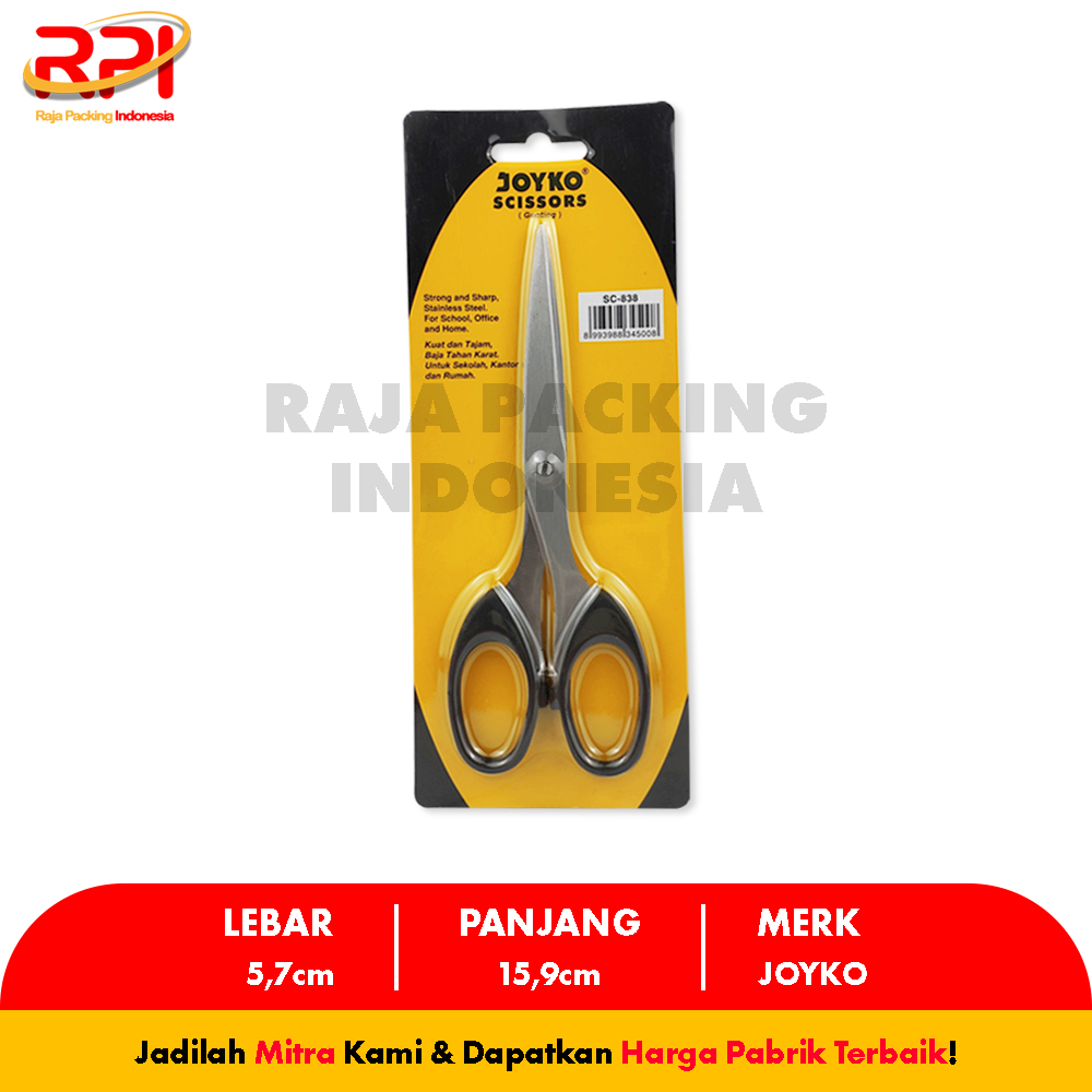 

Gunting Besar Scissors Joyko SC-838 RAJA PACKING INDONESIA