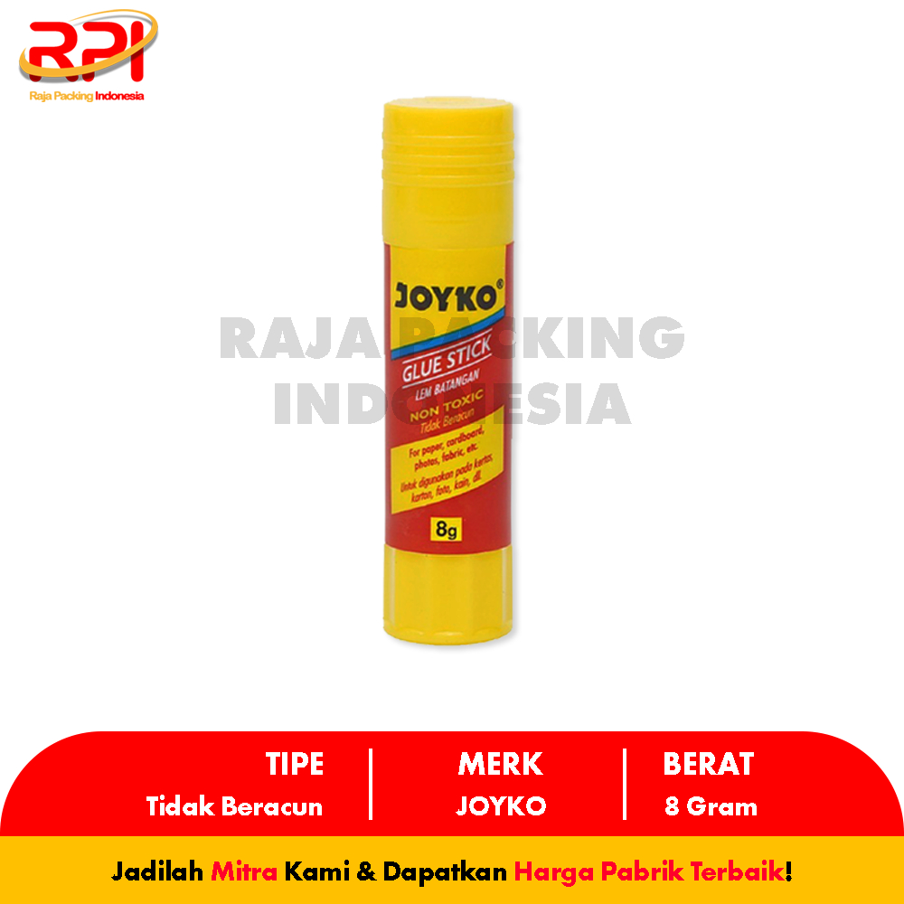 

LEM STICK JOYKO / LEM KERTAS / LEM BATANG RAJA PACKING INDONESIA