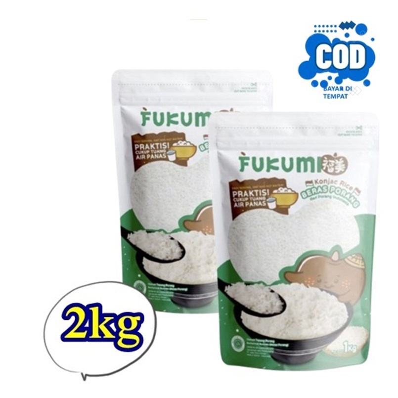 

PROMO COD!!! FUKUMI Beras Porang Pouch 2 kg