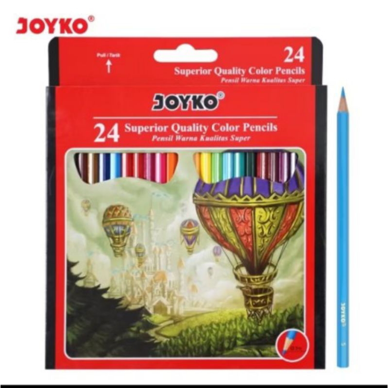 

Pensil Warna Joyko Panjang 24w Superior CP-101