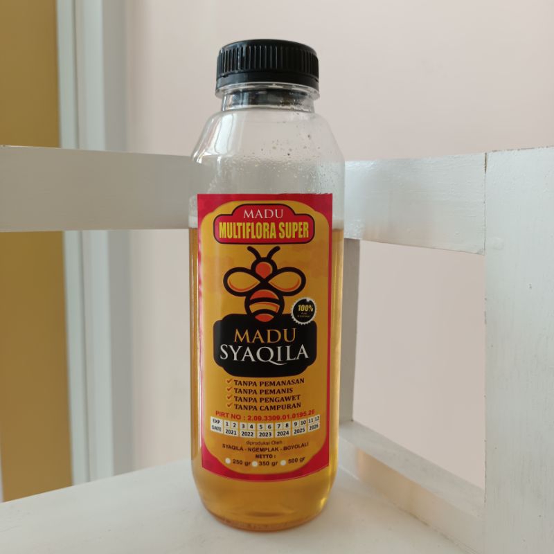

MADU MULTIFLORA SUPER 500 GRAM | MADU MURNI 100% ASLI | RAW HONEY | MADU MENTAH | MADU SYAQILA | MADU SYAQILA BY CHAESA