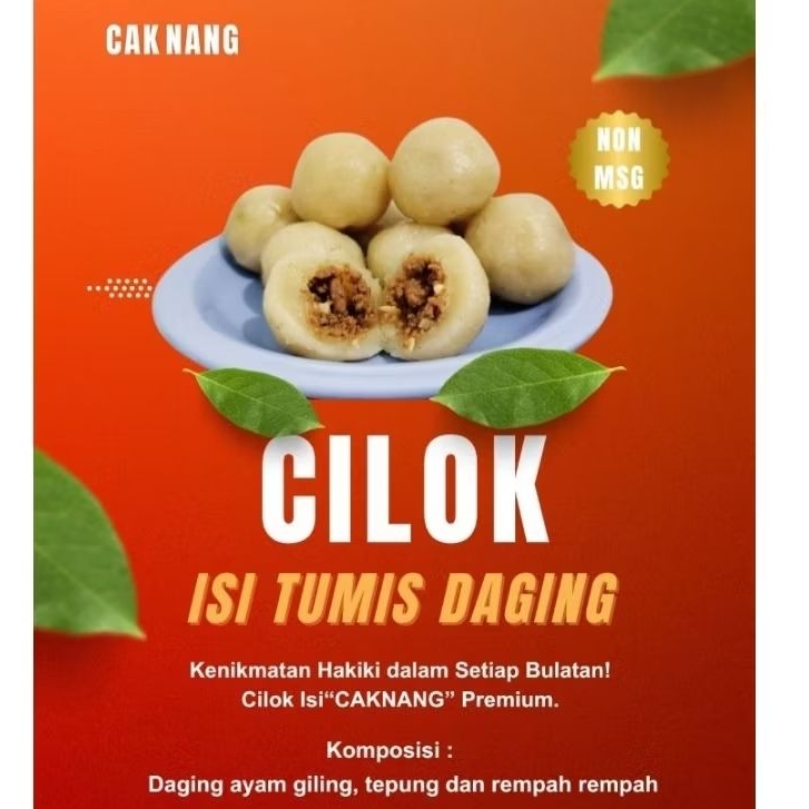 

CILOK ISI daging ayam, Aci isi, Cilok murah, Cilok premium, Cilok frozen, Cilok enak bergizi
