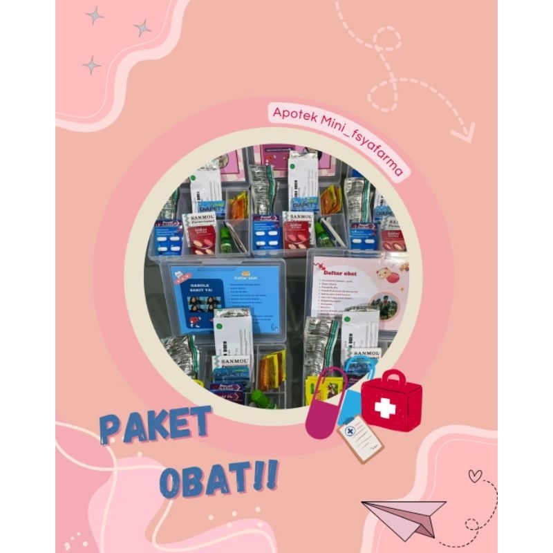 

Paket Lengkap Apotek Mini | Kado Untuk Pacar| Box hampers/gift | Bisa cod |Desain custom