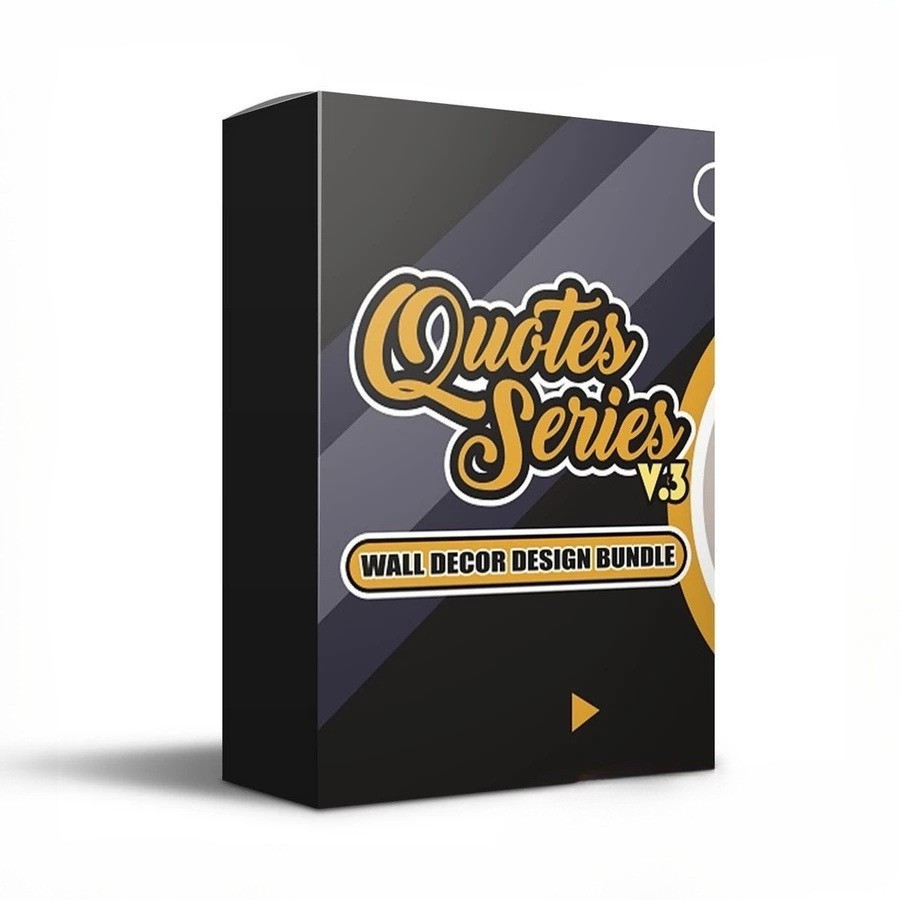 48 Desain Wall Decor Quotes Series - Template Bisa Edit Siap Cetak Format CDR Coreldraw