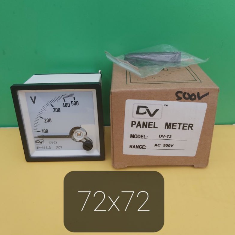 KODE B12S Volt Meter Analog  Volt Panel Meter 72x72