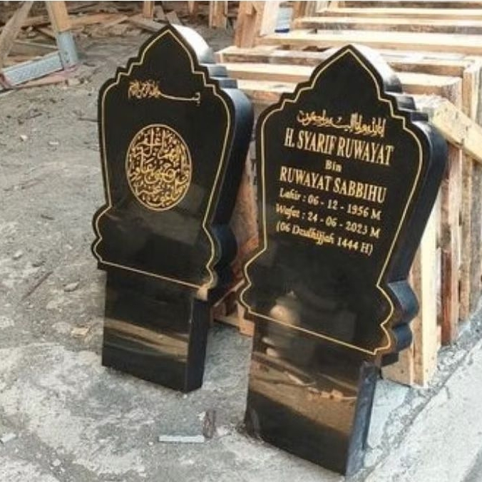 PAPAN NISAN MARMER GRANIT TEBAL